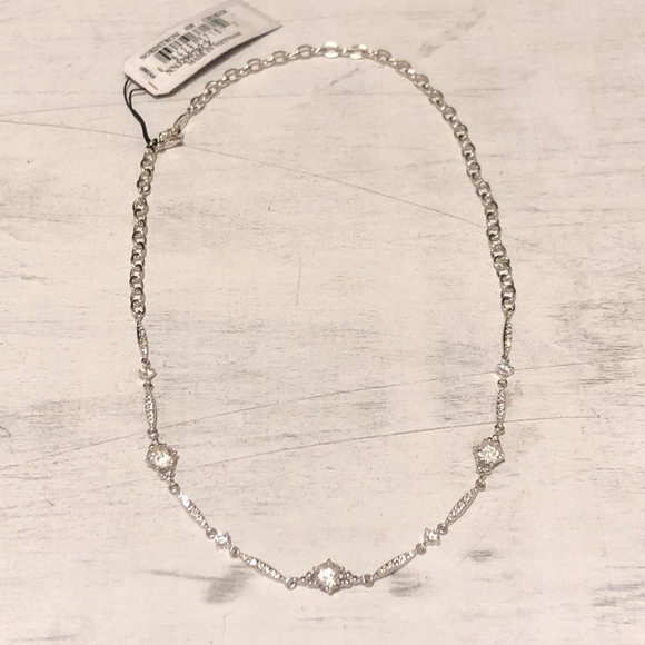 Nadri Jewelry - NADRI Silver CZ Embellished Choker NWT Retail $125